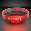 5 Day Custom Sound Activated Light Up Red LED Flashing Bracelet
